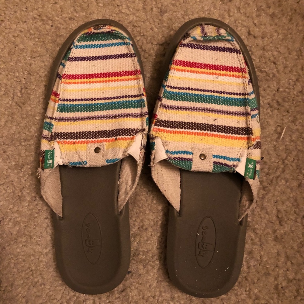 Sanuk Womens Getaway “Sidewalk Surfer” shoe/sandal